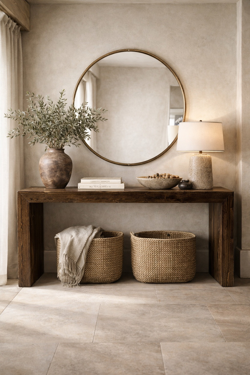 Waterfall Console Table