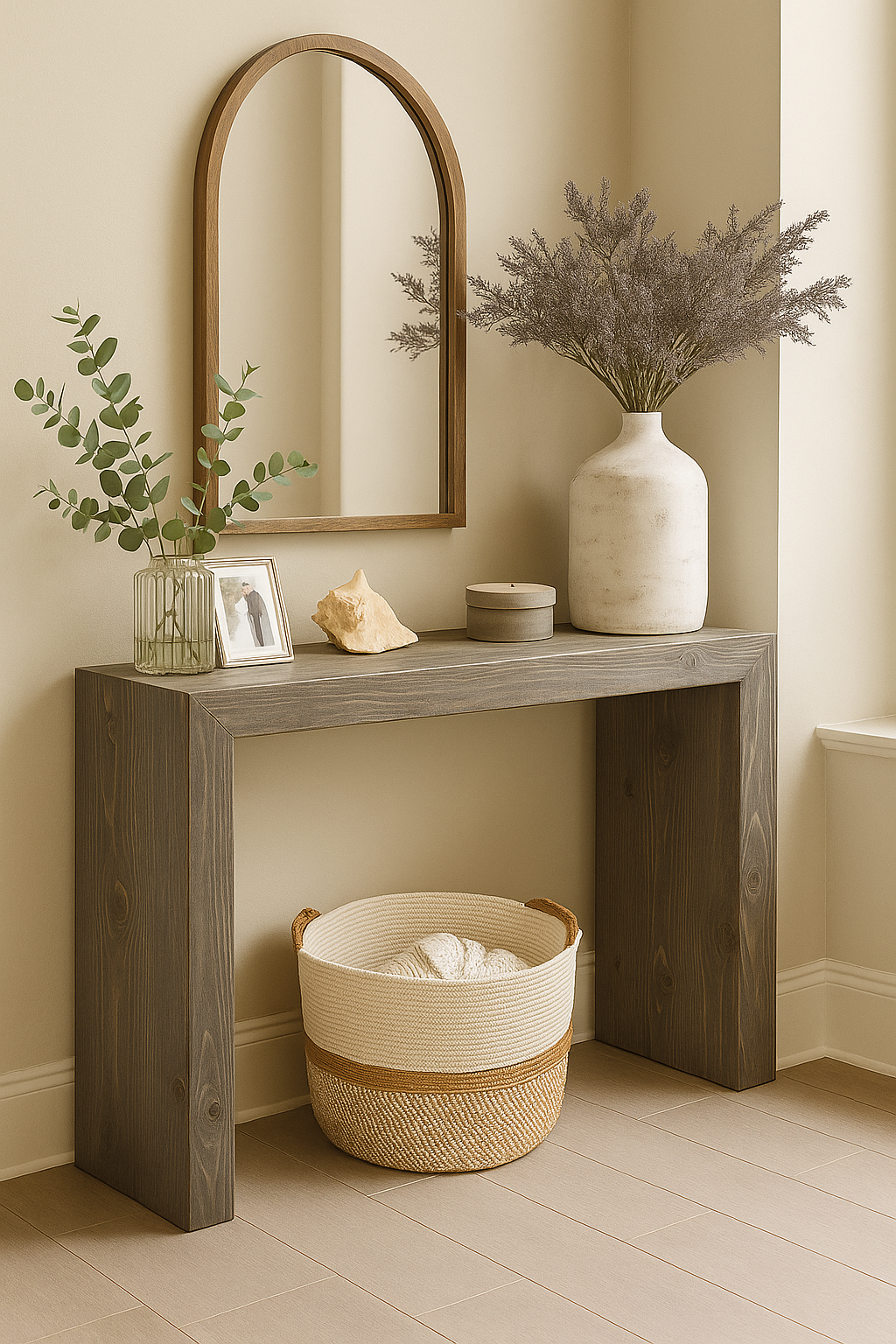 Waterfall Console Table