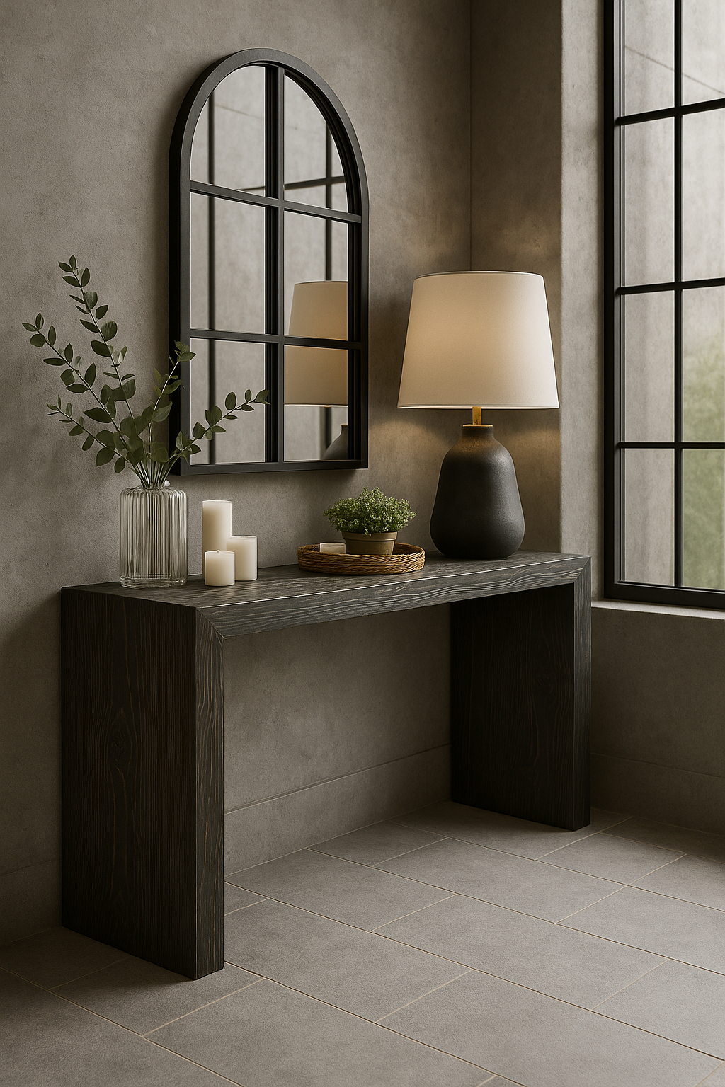 Waterfall Console Table