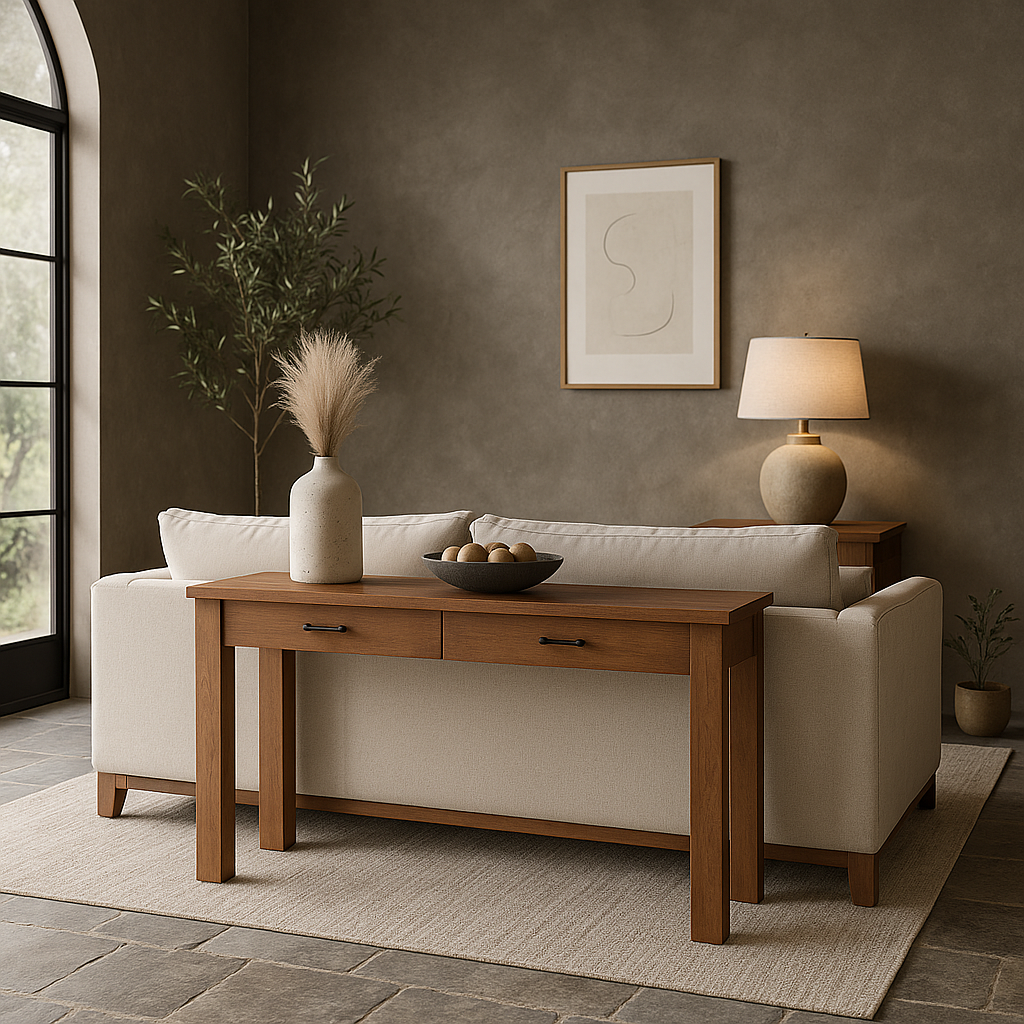 Console Table with Drawers