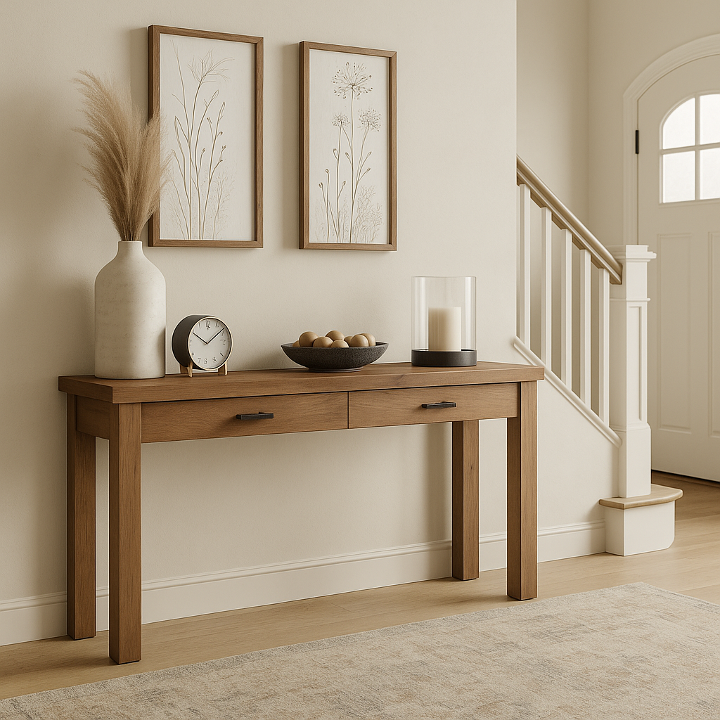 Console Table with Drawers