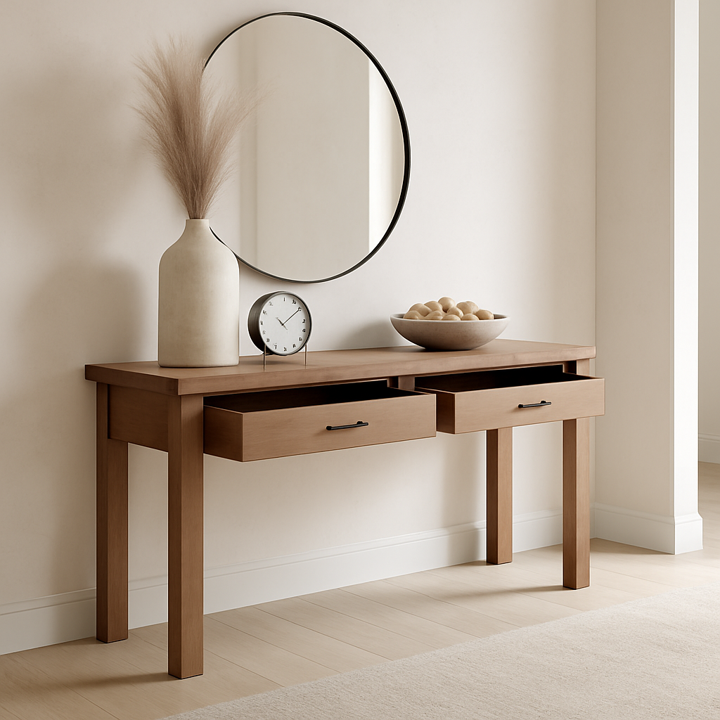 Console Table with Drawers