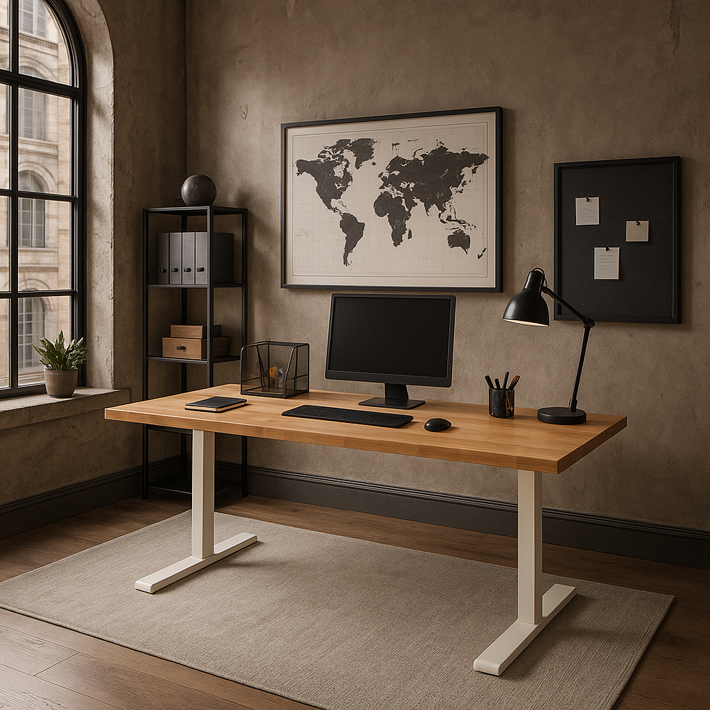 Solid Hardwood Standing Desk